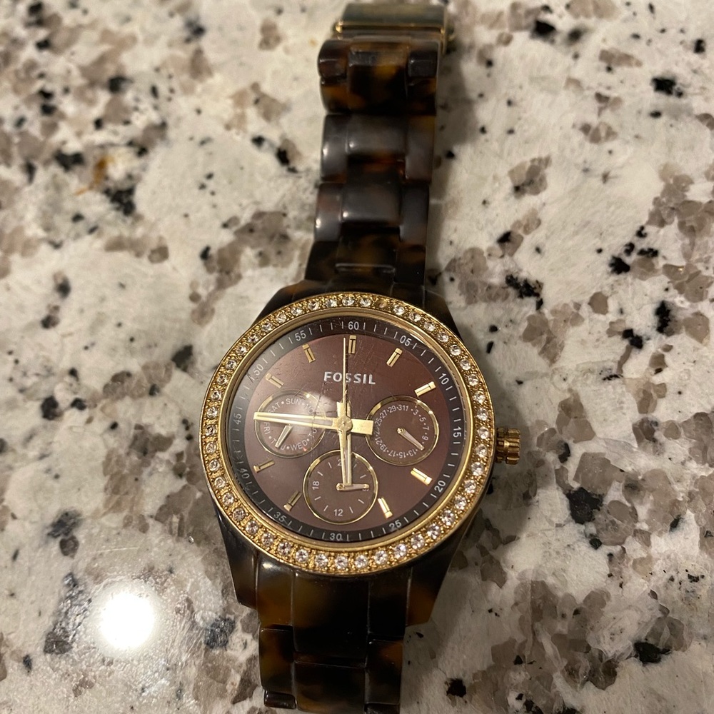 Fossil watch | tortoiseshell